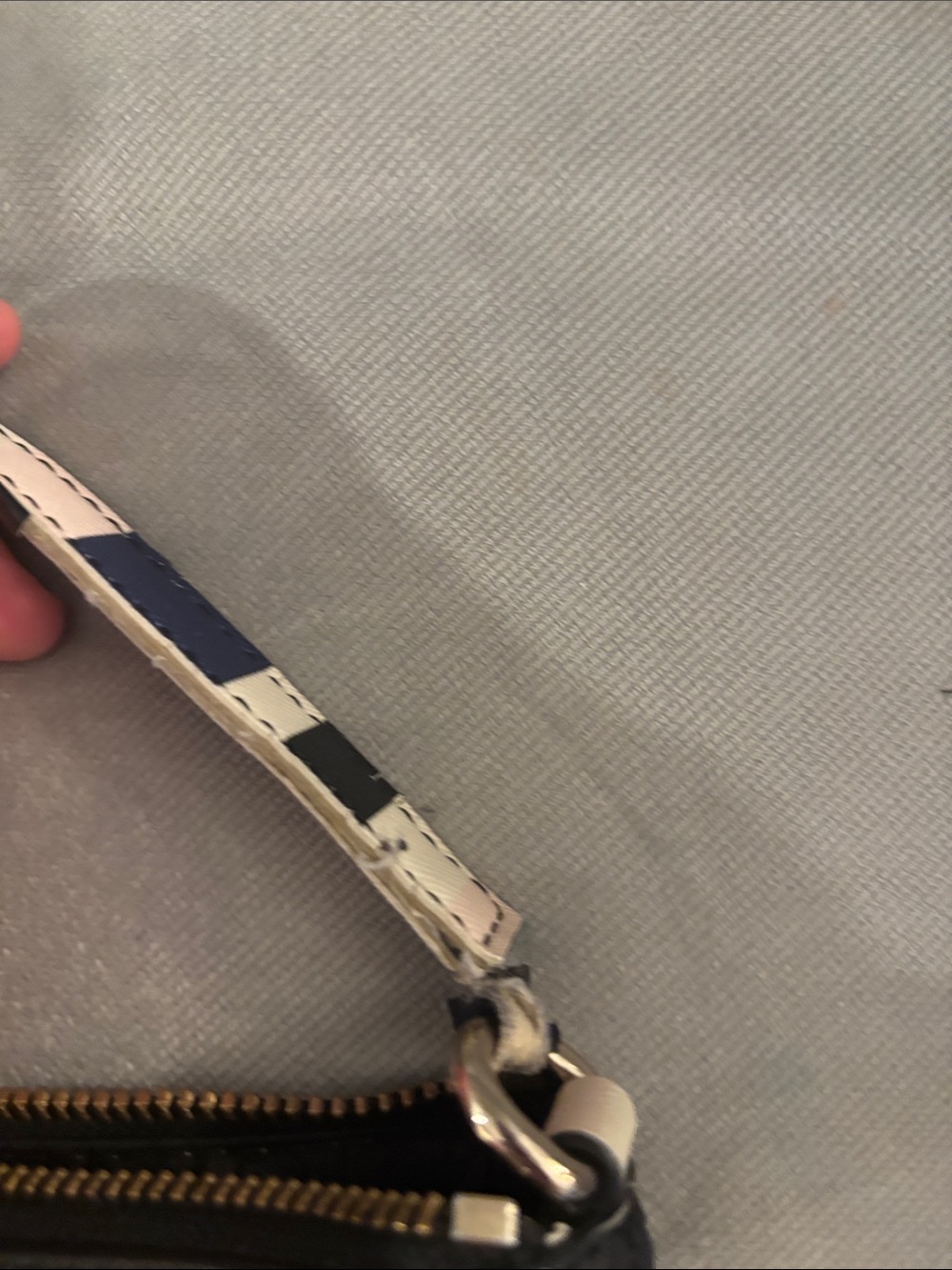kate spade Navy, Pink & White Striped Crossbody - Picture 6 of 7